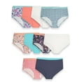 thumbnail image 1 of Fruit of the Loom Girls' Assorted Cotton Brief Underwear, 10 Pack Panties Sizes 4 - 14, 1 of 5
