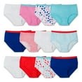 thumbnail image 1 of Fruit of the Loom Girls Assorted Cotton Brief Underwear, 12 Pack Panties Sizes 4 - 14, 1 of 7