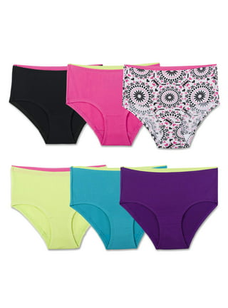 Fruit of the Loom Girls Underwear, 7 Pack Assorted Color