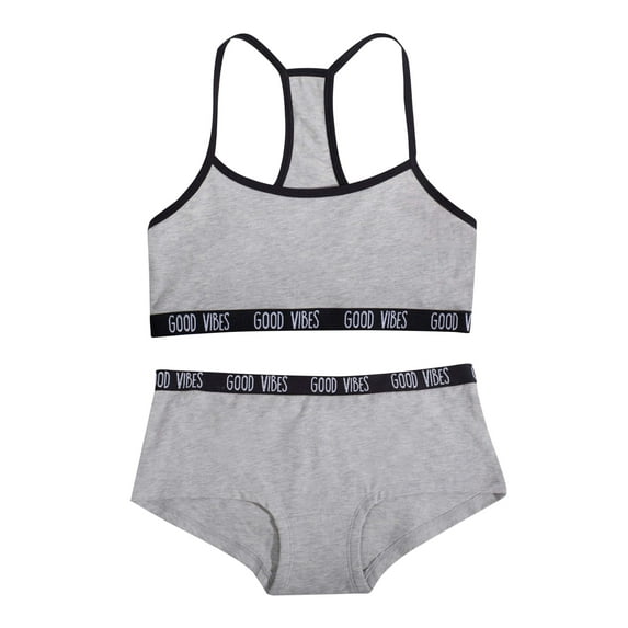 Fruit of the Loom Girls Bra and Boyshort Panty Set (Little Girls & Big Girls)