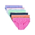 thumbnail image 1 of Fruit of the Loom Girls' Breathable Micro-Mesh Bikini Underwear, 6 Pack, Sizes 6-16, 1 of 4