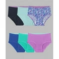 thumbnail image 1 of Fruit of the Loom Girls' Breathable Micro-Mesh Brief Underwear, 6 Pack, 1 of 8
