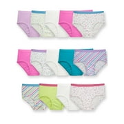 Fruit of the Loom Girls Brief Underwear, 14 Pack Panties, Sizes 4 - 16