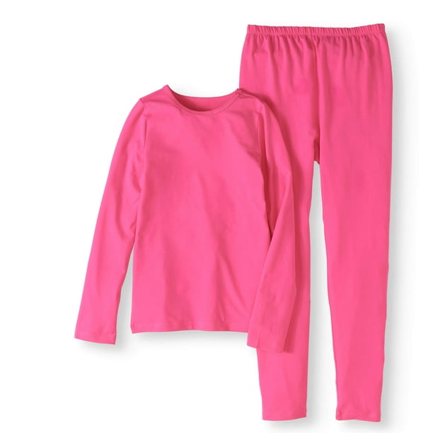 Fruit of the Loom Girls' Core Performance Thermal Underwear Set, (Little Girls & Big Girls
