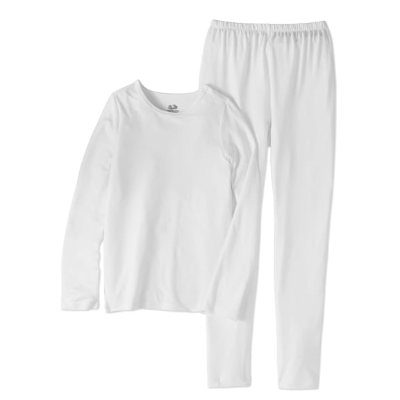 Fruit of the Loom Girls' Core Performance Thermal Underwear Set, (Little Girls & Big Girls)