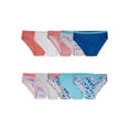 thumbnail image 1 of Fruit of the Loom Girls' Cotton Bikini Underwear, 10 Pack, 1 of 6