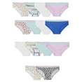 thumbnail image 1 of Fruit of the Loom Girls' Cotton Bikini Underwear, 14 Pack, 1 of 12