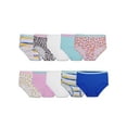 thumbnail image 1 of Fruit of the Loom Girls' Cotton Brief Underwear, 10 Pack, 1 of 12