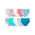 thumbnail image 1 of Fruit of the Loom Girls' Cotton Low-Rise Brief Underwear, 10 Pack, 1 of 7