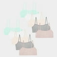 thumbnail image 1 of Fruit of the Loom Girls Cotton Spaghetti Straps Training Bra 10 Pack, 1 of 5