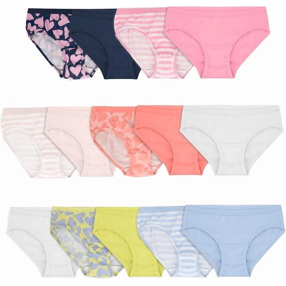 Fruit of the Loom Girls Core Cotton Hipster (14 Pack)