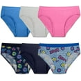 thumbnail image 1 of Fruit of the Loom Girls' Microfiber Underwear Multipack, Hipster - Assorted 6 Pack, 6, 1 of 2