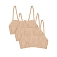 thumbnail image 1 of Fruit of the Loom Girls Pull Over Spaghetti Strap Sports Bra 3-Pack, Sizes 28-38, 1 of 3