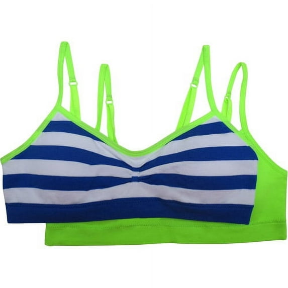 Fruit of the Loom Girls Seamless Bra 2-Pack, Sizes 28-30