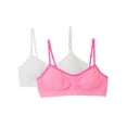 thumbnail image 1 of Fruit of the Loom Girls Seamless Bra 2-Pack, Sizes 28-30, 1 of 3