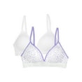 thumbnail image 1 of Fruit of the Loom Girls Seamless Soft Cup Bra, 2 Pack Sizes 28-38, 1 of 6