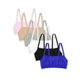 thumbnail image 1 of Fruit of the Loom Girls Sports Bra 6-Pack, Sizes 28-38, 1 of 2