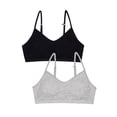 thumbnail image 1 of Fruit of the Loom Girls Sports Bra with Removable Pads, 2-Pack, Sizes (28-38), 1 of 6