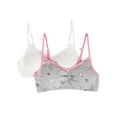 thumbnail image 1 of Fruit of the Loom Girls Sports Bra with Removable Pads, 2-Pack, Sizes (28-38), 1 of 7