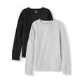thumbnail image 1 of Fruit of the Loom Girls Thermals, 2 Pack Super Soft Waffle Thermal Undershirts (Little Girls & Big Girls), 1 of 2