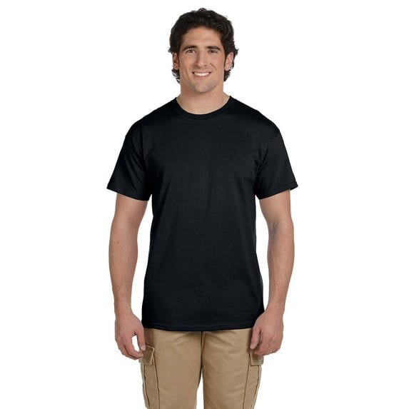 Fruit of the Loom - HD Cotton Short Sleeve T-Shirt - 3930R, Black, S, Pack Of 3, Fruit of the Loom Mens T-Shirts