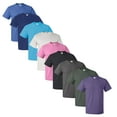 thumbnail image 1 of Fruit of the Loom HD Cotton Short Sleeve T-Shirt - 3930R: Bulk T-Shirts in Assorted Mix Colors - Short Sleeve Tee - Pack Of 9 | XL Size, 1 of 5