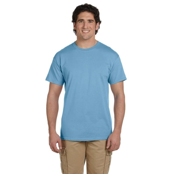 Fruit of the Loom - HD Cotton Short Sleeve T-Shirt - 3930R, Light Blue, S, Pack Of 2, Fruit of the Loom Mens T-Shirts