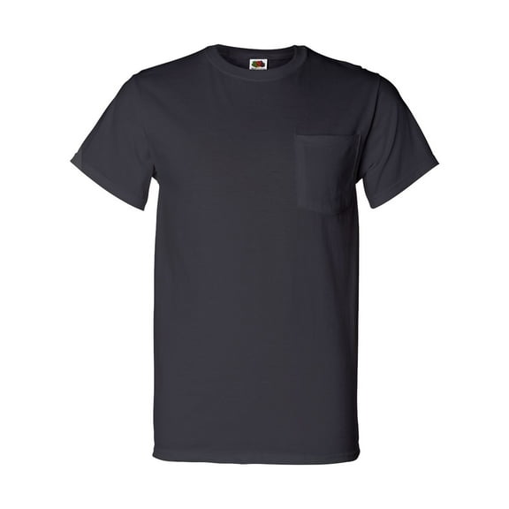 Fruit of the Loom HD Cotton T-Shirt with Pocket for Men