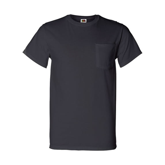 Fruit of the Loom HD Cotton T-Shirt with Pocket for Men