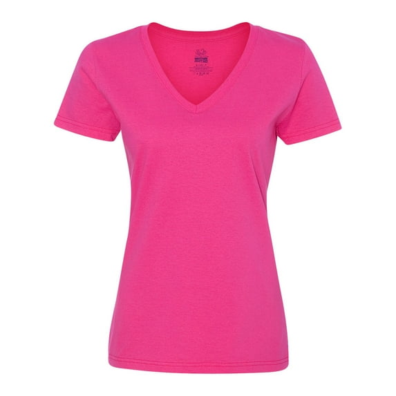 Fruit of the Loom HD Cotton Women's V-Neck T-Shirt