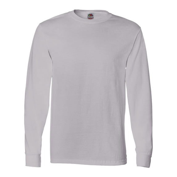Fruit of the Loom HD Cotton for Men Women Long Sleeve Tshirt Shirt Casual Sport up to 3XL