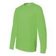 thumbnail image 1 of Fruit of the Loom HD Cotton for Men Women Long Sleeve Tshirt Shirt Casual Sport up to 3XL, 1 of 5
