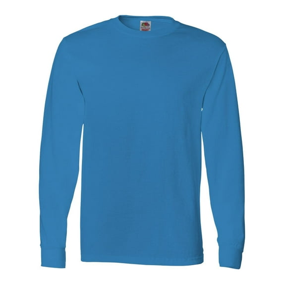 Fruit of the Loom HD Cotton for Men Women Long Sleeve Tshirt Shirt Casual Sport