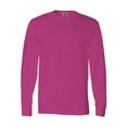 thumbnail image 1 of Fruit of the Loom HD Cotton for Men Women Long Sleeve Tshirt Shirt Casual Sport, 1 of 4