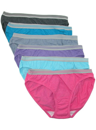 Hanes Women's Cotton Black Bikini Underwear, 10-Pack