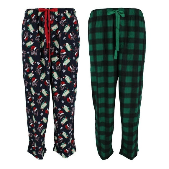 Fruit of the Loom Holiday Fleece Pajama Pant (Pack of 2) (Men)