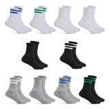 Fruit of the Loom All Day Comfort Boys Crew Socks, Sizes 4.5-9, 10-Pack ...