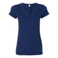 thumbnail image 1 of Fruit of the Loom Ladies' 4.7 oz. 100% Sofspun Cotton Jersey Junior V-Neck T-Shirt-SFJVR, 1 of 5