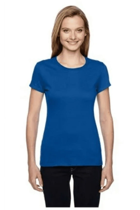 Ladies Sofspun Jersey Jr Crewneck T-Shirt SSFJR Royal 3XL