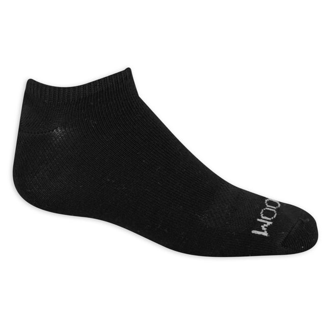 Fruit of the Loom Lightweight No-Show Sport Socks for Women, Black ...