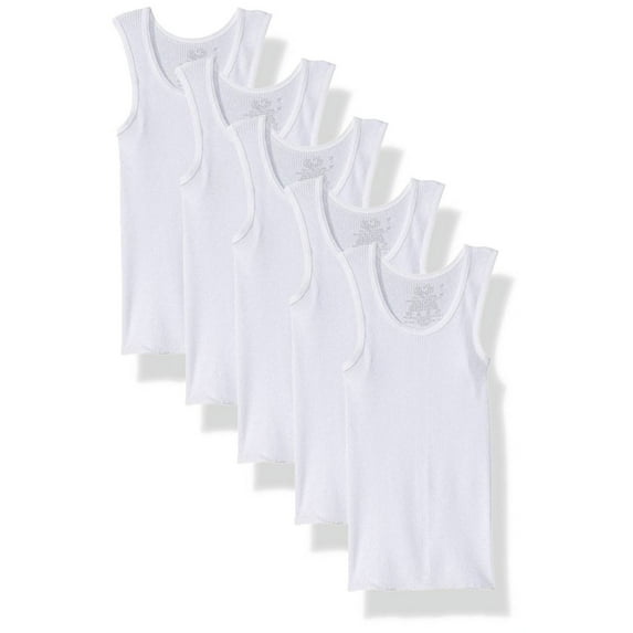 Fruit of the Loom Little Boys' A-Shirt Pack of 5