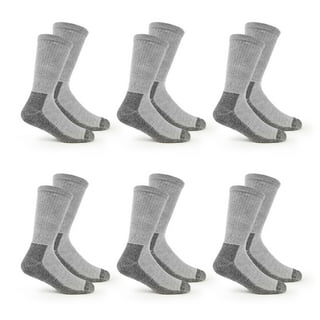 Fruit of the Loom Work Gear Men's Socks, Sizes 6-12, 6-Pack