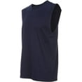 thumbnail image 1 of Fruit of the Loom Men Sleeveless Muscle T-Shirt,Navy, 1 of 3