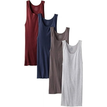 Fruit of the Loom Men's 100% Cotton A-Shirts, Assorted, XL 5 Pack