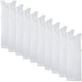 thumbnail image 1 of Fruit of the Loom Men's 100% Cotton White A-Shirts, Small 12 Pack, 1 of 3