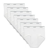 Fruit of the Loom Men's 100% Cotton White Briefs 7 Pack