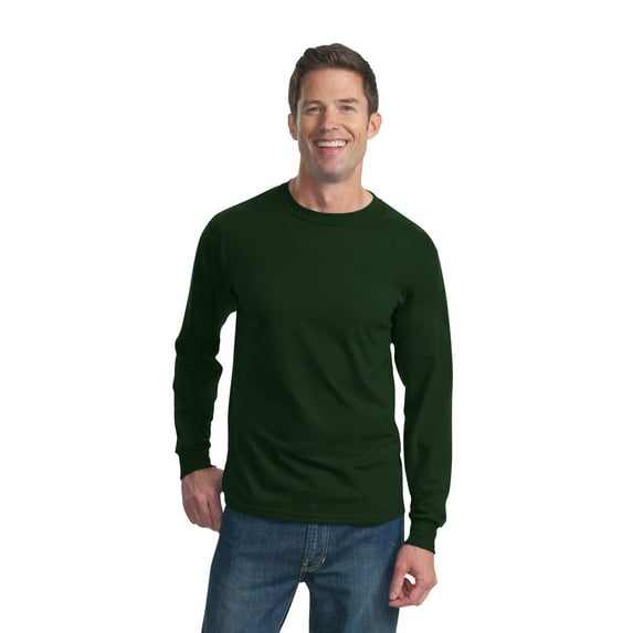 Fruit of the Loom Men's 100 Percent Cotton Long Sleeve T-Shirt. 4930