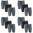 thumbnail image 1 of Fruit of the Loom Men's 12-Pack Everlight Boxer Briefs Breathable Blend (Small (28-30) Assorted, 1 of 6