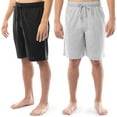 thumbnail image 1 of Fruit of the Loom Men's 2-Pack Jersey Knit Sleep Pajama Shorts, 1 of 6