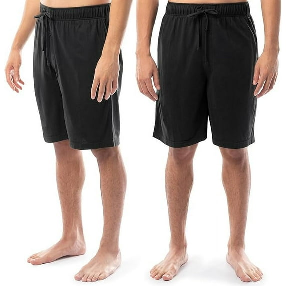 Fruit of the Loom Men's 2-Pack Jersey Knit Sleep Pajama Shorts